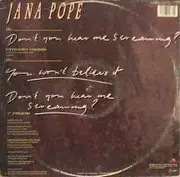 12inch Vinyl Single - Jana Pope - Don't You Hear Me Screaming