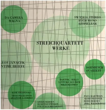 Janacek / Strawinsky a.o. - 3 Pièces pour Quatuor à cordes / Streichquartett Nr. 2 a.o.