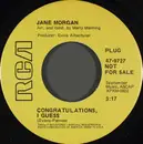 7inch Vinyl Single - Jane Morgan - Congratulations, I Guess
