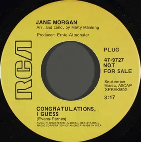 Jane Morgan - Congratulations, I Guess