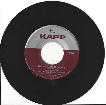 Jane Morgan - The Bells Of St. Mary's / (The Ballad Of Lady Jane) My Love Doesn't Love Me At All