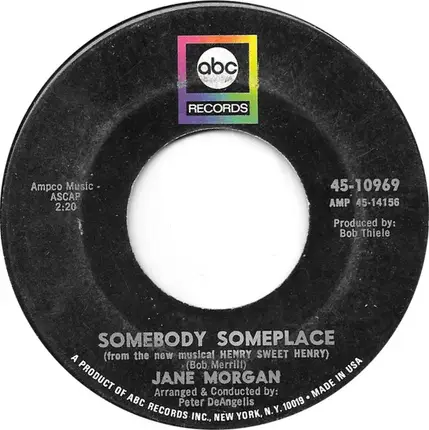 Jane Morgan - This Is My World Without You