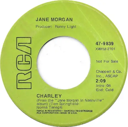 Jane Morgan - A Girl Named Johnny Cash