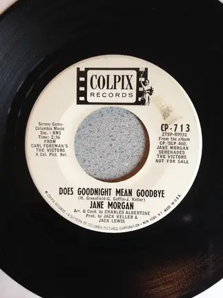 Jane Morgan - Bless 'Em All