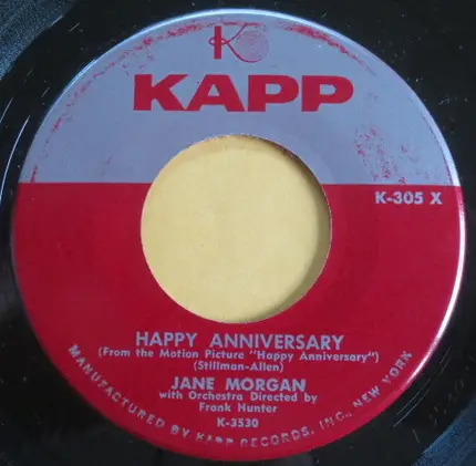 Jane Morgan - C'est La Vie, C'est L'Amour / Happy Anniversary