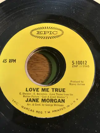 Jane Morgan - I Will Wait For You / Love Me True