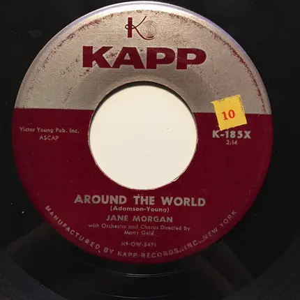 Jane Morgan - It's Not For Me To Say / Around The World