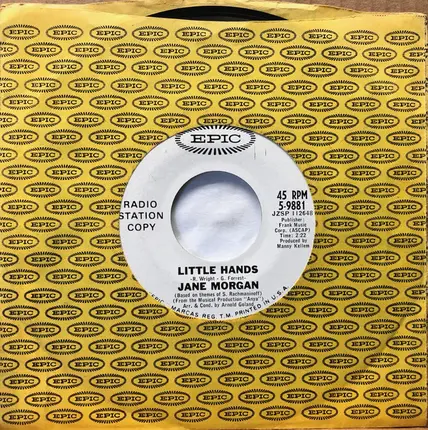 Jane Morgan - Little Hands / Everyone Come to My Party