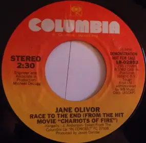 Jane Olivor - Race To The End (From The Hit Movie 'Chariots Of Fire')