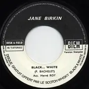 7inch Vinyl Single - Jane Birkin - Black... White