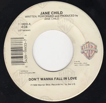 Jane Child - don't wanna fall in love