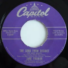 Jane Froman - The Song From Desiree / The Finger Of Suspicion Points At You
