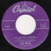 Jane Froman - If I Love You A Mountain / My Shining Hour