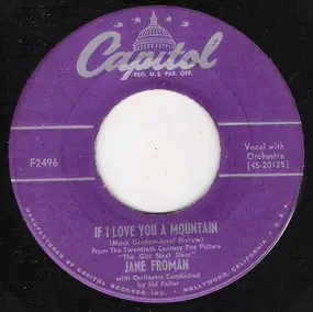 Jane Froman - If I Love You A Mountain / My Shining Hour