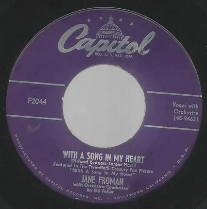 Jane Froman - I'll Walk Alone