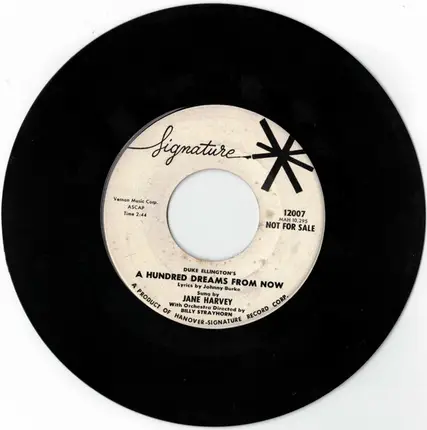 Jane Harvey - A Hundred Dreams From Now /  I'm Gonna Go Fishin'