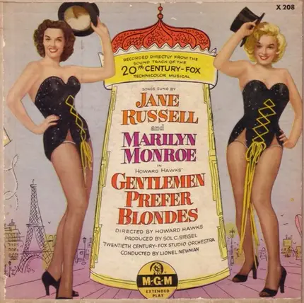 Jane Russell and Marilyn Monroe - Gentlemen Prefer Blondes (Recorded Directly From The Sound Track Of The 20th Century-Fox Technicolo