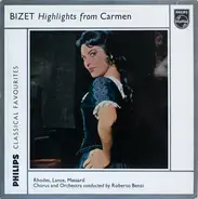 Jane Rhodes , Albert Lance , Robert Massard With Chorus And Orchestra Conducted By Roberto Benzi - BIZET Highlights From Carmen