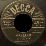 Jane Turzy - Yes You Are