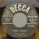 7inch Vinyl Single - Jane Turzy With Remo Biondi Orchestra - Sweet Violets / Lonely Little Robin
