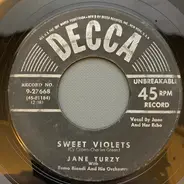 Jane Turzy With Remo Biondi Orchestra - Sweet Violets / Lonely Little Robin