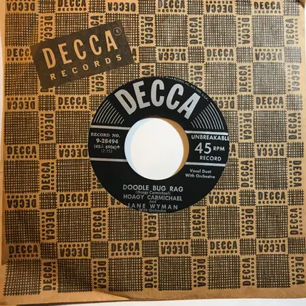 Jane Wyman And Hoagy Carmichael - Doodle Bug Rag/ I Never Heard You Say