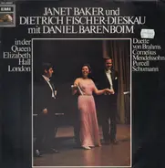 Janet Baker und Dietrich Fischer-Dieskau mit Daniel Baremboim - Duette von Brahms, Cornelius, Purcell a.o.