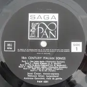 LP - Janet Coster - 18th Century Italian Songs - Stereo