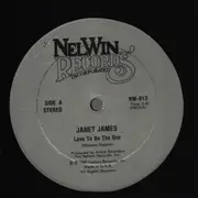 12inch Vinyl Single - Janet James - Love To Be The One - SILVER LABEL