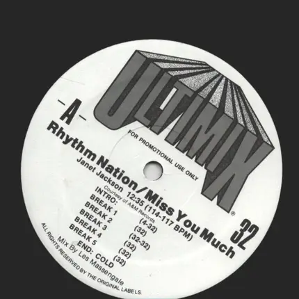 Janet Jackson; Jomanda - Ultimix 32