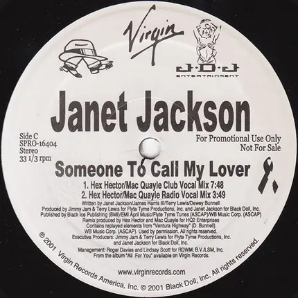 Janet Jackson - Someone To Call My Lover