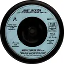 7inch Vinyl Single - Janet Jackson - When I Think Of You - Blue Label