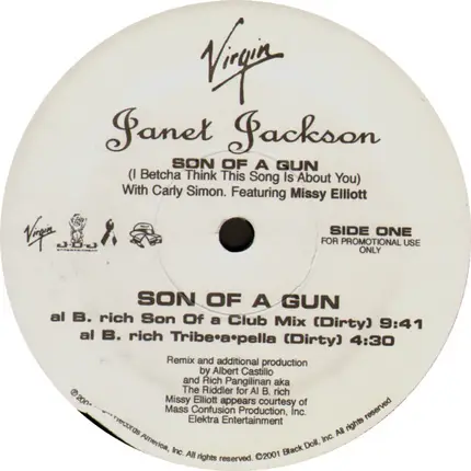 Janet Jackson With Carly Simon Featuring Missy Elliott - Son Of A Gun (I Betcha Think This Song Is About You)