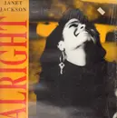 12inch Vinyl Single - Janet Jackson - Alright