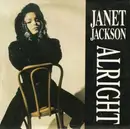7inch Vinyl Single - Janet Jackson - Alright