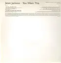 12inch Vinyl Single - Janet Jackson - You Want This