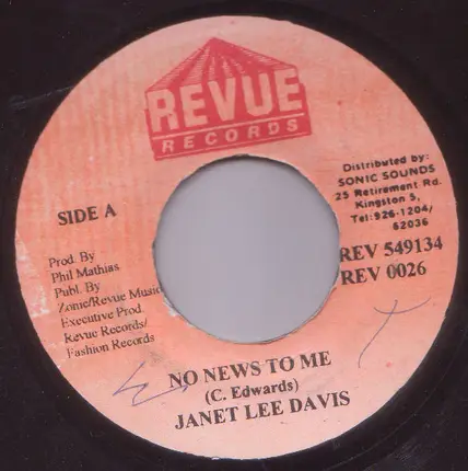 Janet Lee Davis - No News To Me