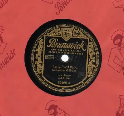 Jane Turzy - Pretty Eyed Baby/ I Cried Myself To Sleep