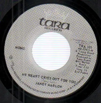 Janey Marlow - School Girl Notion / My Heart Cries Out For You