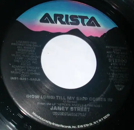 Janey Street - How Long Till My Ship Comes In