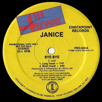 Janice - Bye Bye