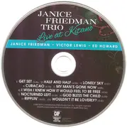 CD - Janice Friedman Trio - Live At Kitano