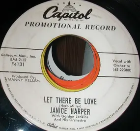 Janice Harper - Let There Be Love / I Need You