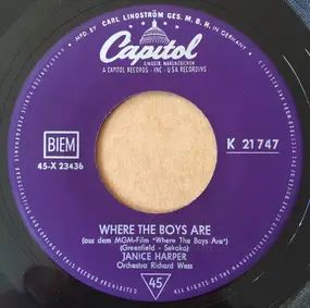 Janice Harper - Where The Boys Are / No One