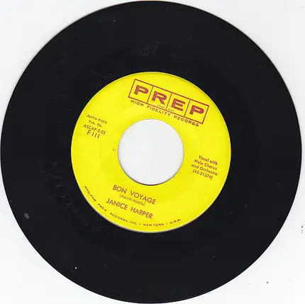Janice Harper - Tell Me That You Love Me / Bon Voyage
