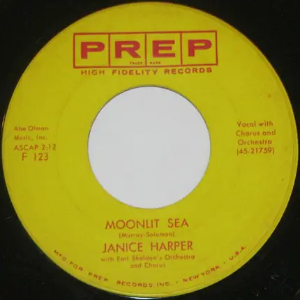 Janice Harper - That's Why I Was Born / Moonlit Sea
