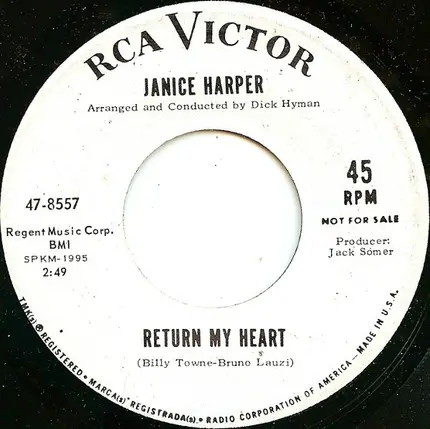 Janice Harper - There Goes My Heart