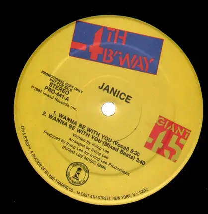 Janice - Wanna Be With You