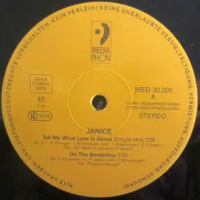 Janice - Tell Me What Love Is About