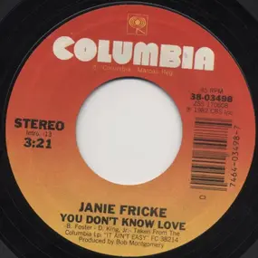 Janie Fricke - You Don't Know Love / Heart To Heart Talk